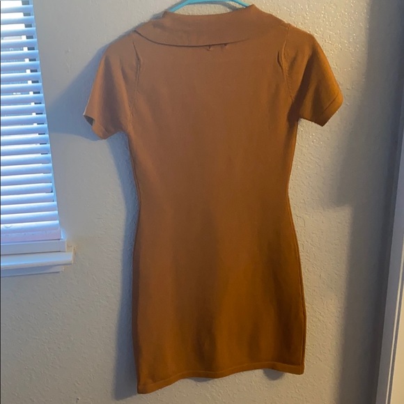 Mustard right mid thigh dress princess Polly - Picture 2 of 3